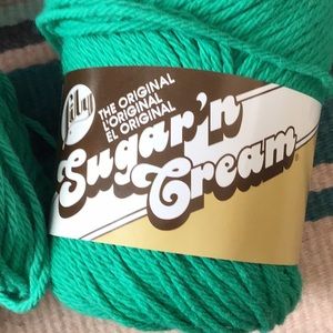 Lily Sugar n Cream 100% Cotton Yarn (Lot of 8 Skeins)